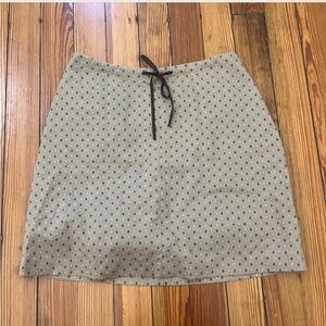 Vintage mini skort with bow